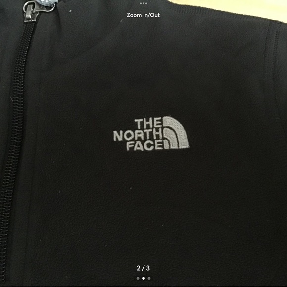 Girls The North face quarter zip pullover fleece size M - Picture 2 of 3